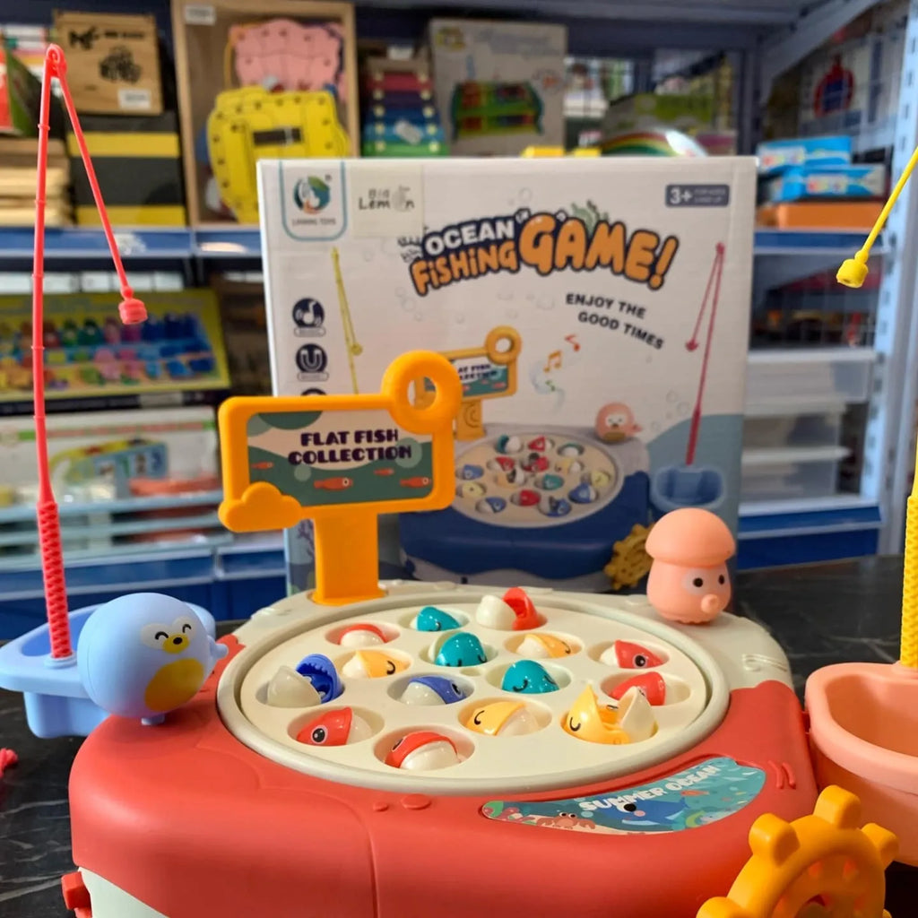 Exciting Rotating Fishing Pond Game