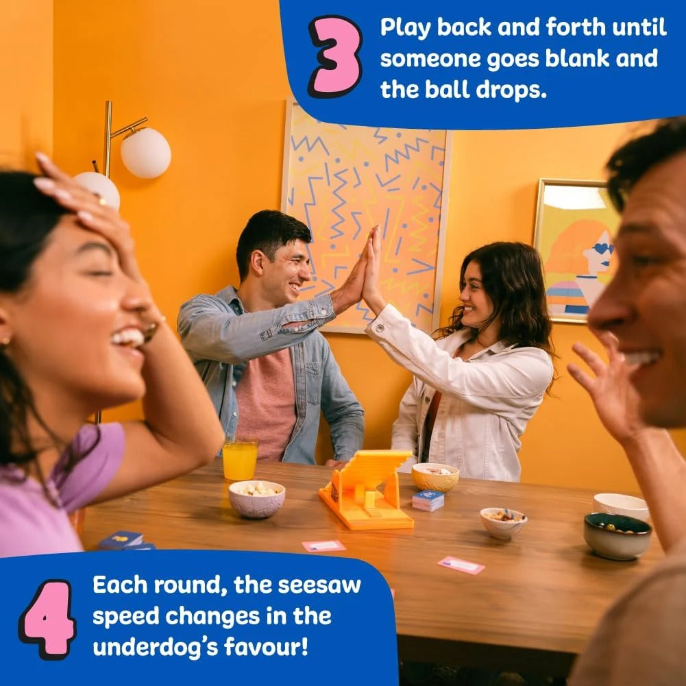 Tilt ’n’ Shout – Speedy Seesaw Family Board Game