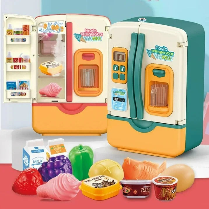 Mini Fridge Refrigerator Pretend Play