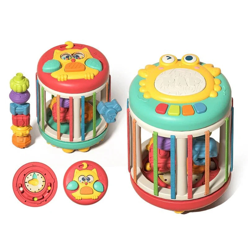 Hand Beat Drum Shape Stacking Activity Cylinder