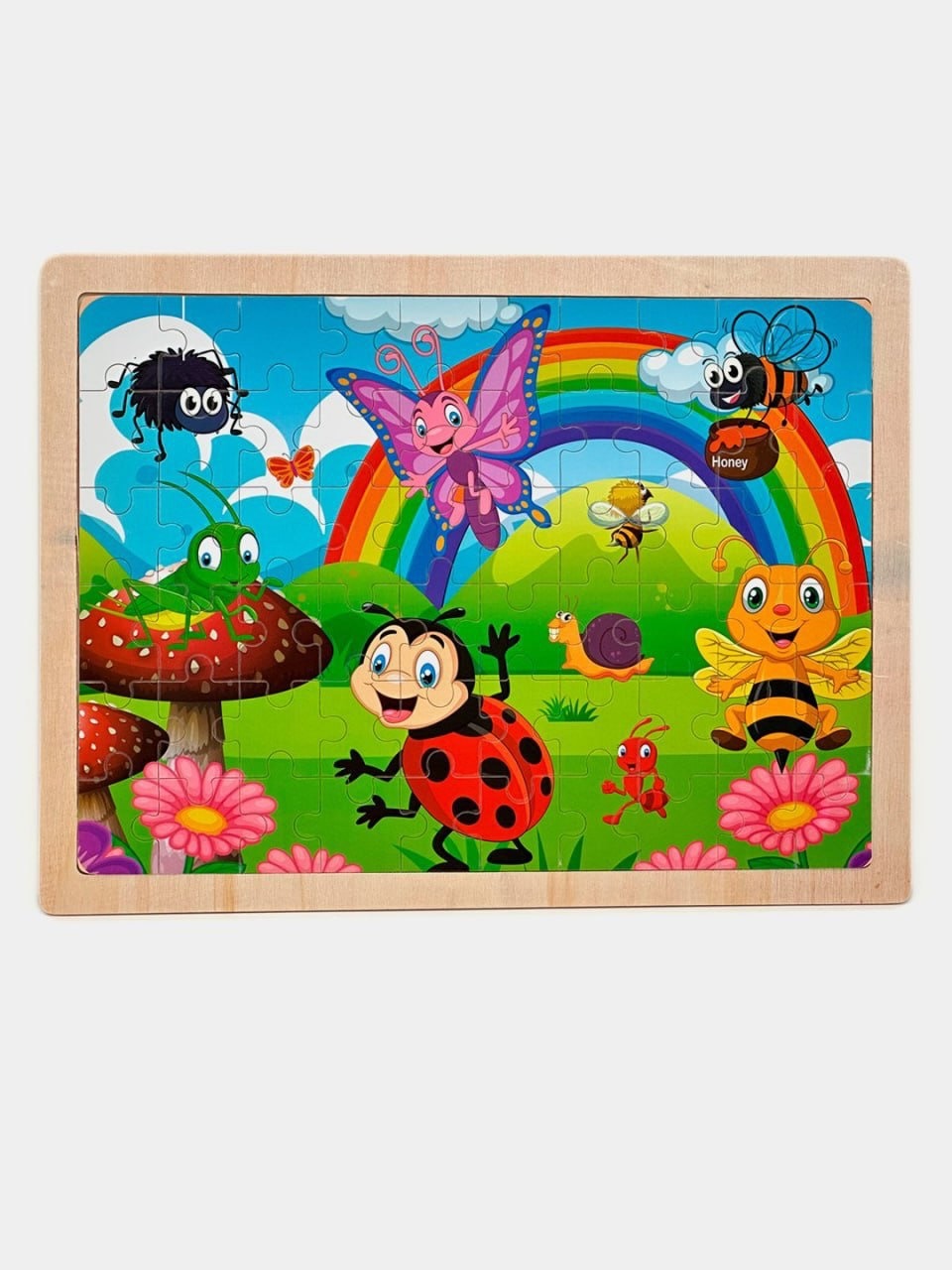 Wooden 3D Number & Sorting Puzzle 1 Piece (Assorted Designs)