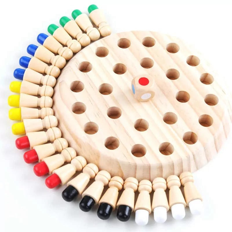 Wooden Memory Match Stick Game