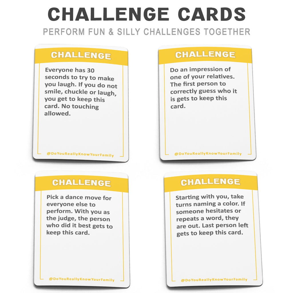 Do You Really know your Family ? Family board game
