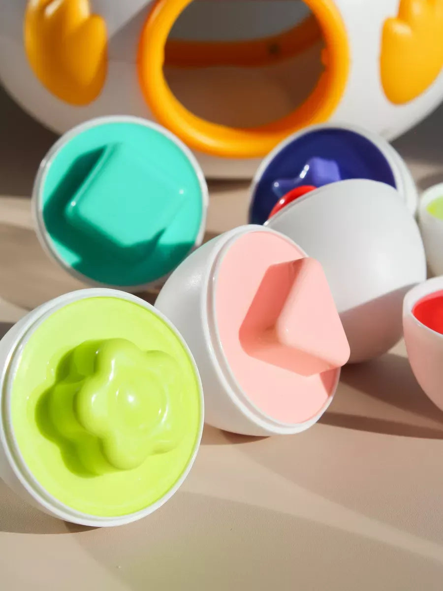 Duck Tumbler Stacker & Egg Pairing Toy – 6M+