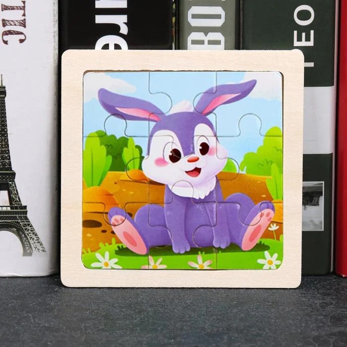 Wooden Montessori Characters Jigsaw Puzzle Board (Assorted Designs)