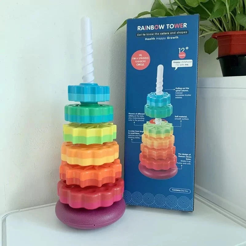 Spin Again Rainbow Tower - 5 Stages
