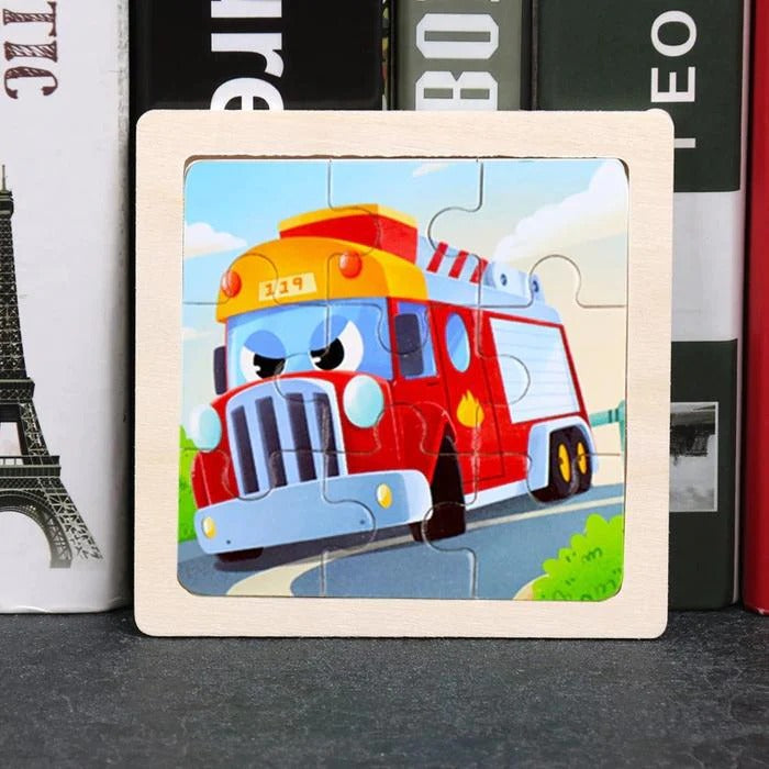 Wooden Montessori Characters Jigsaw Puzzle Board (Assorted Designs)