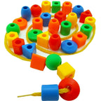 Creative Colorful Threading Beads - JustForKids