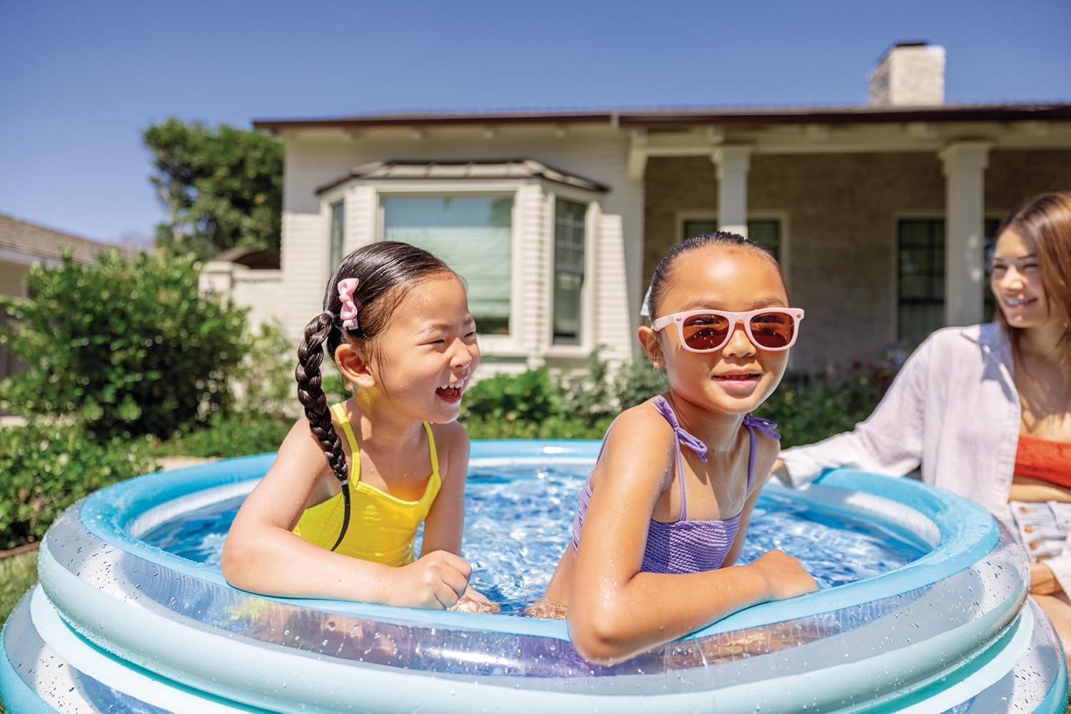 INTEX Blue Bliss Inflatable Splash Pool (60" × 13")