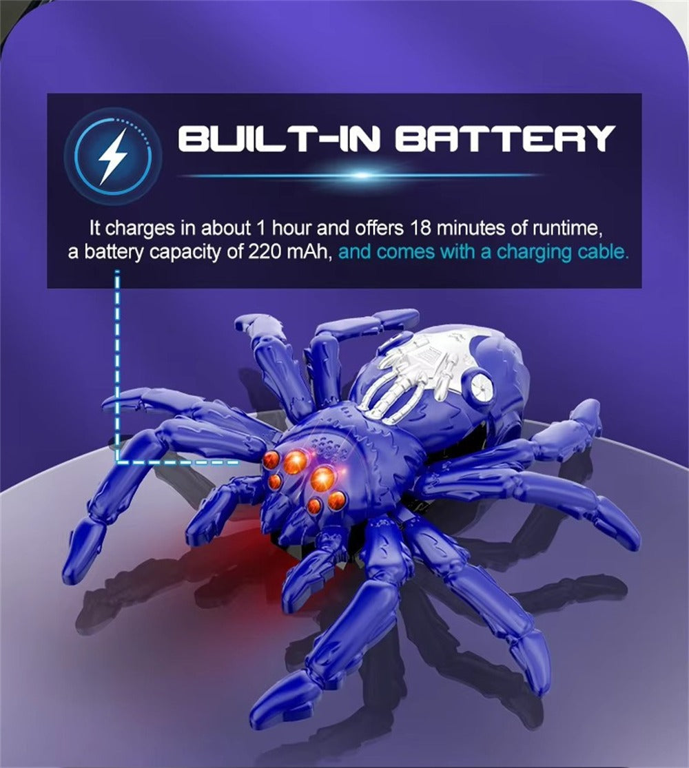 Spider Model Stunt Wall Climbing Spider Toy