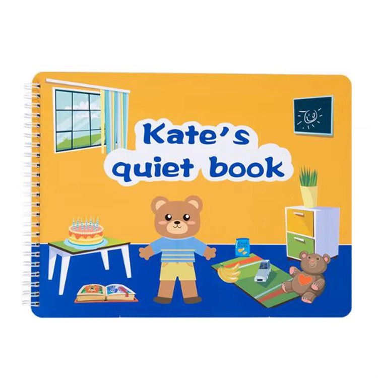Montessori Quiet Book – Interactive Learning Activity Book for Kids