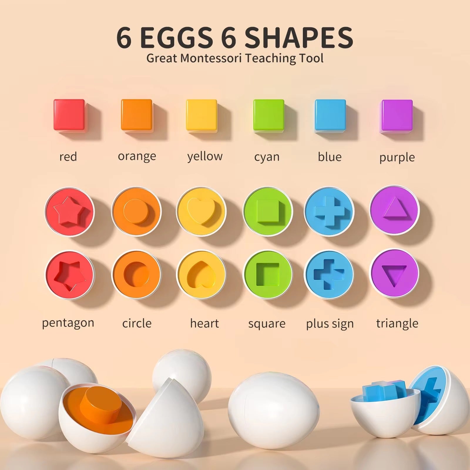 Chicken Pull-Along Matching Eggs