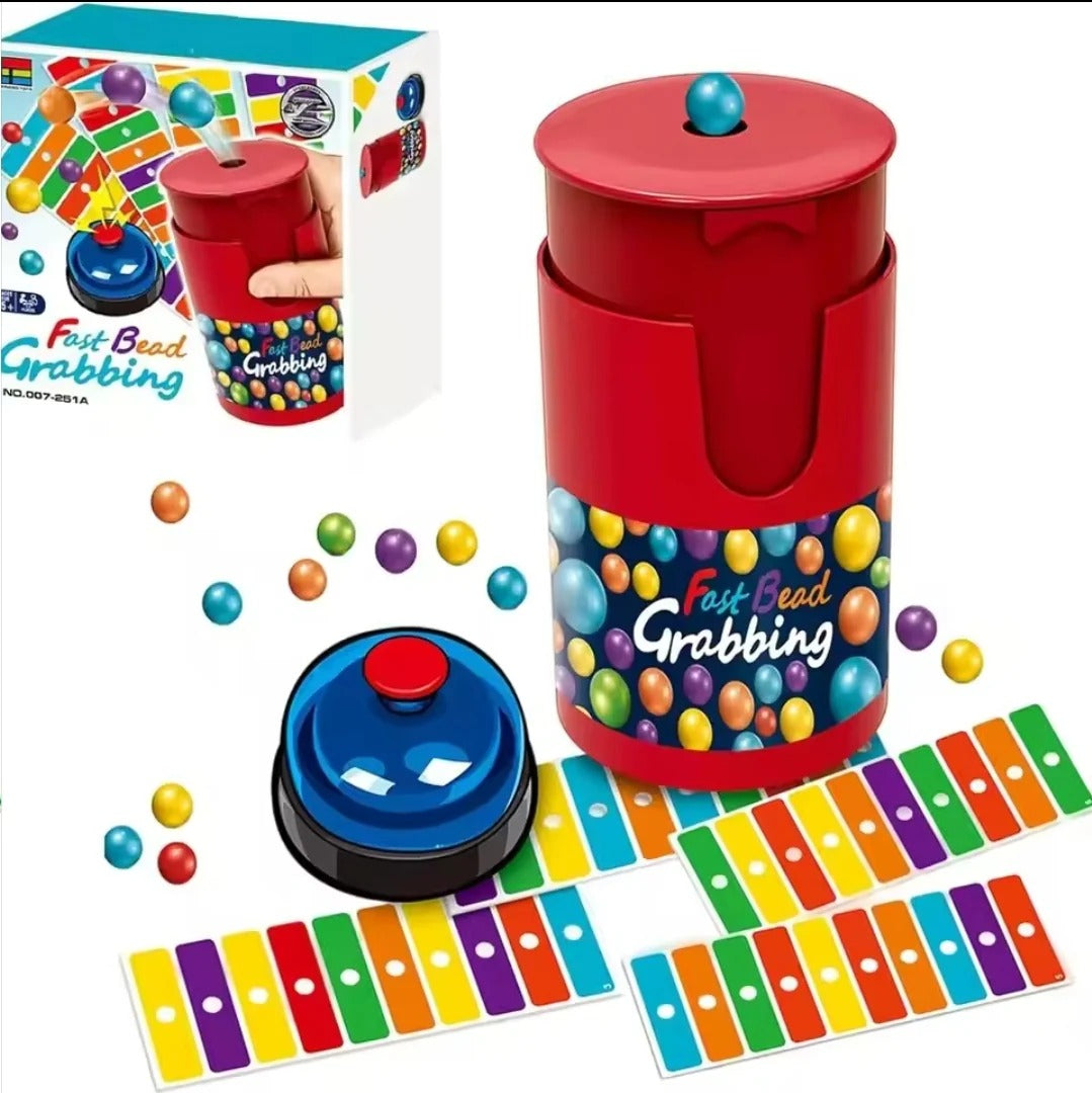 🎲 Fast Bead Grabbing Bingo 2-Player Activity Game