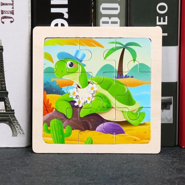 Wooden Montessori Characters Jigsaw Puzzle Board (Assorted Designs)