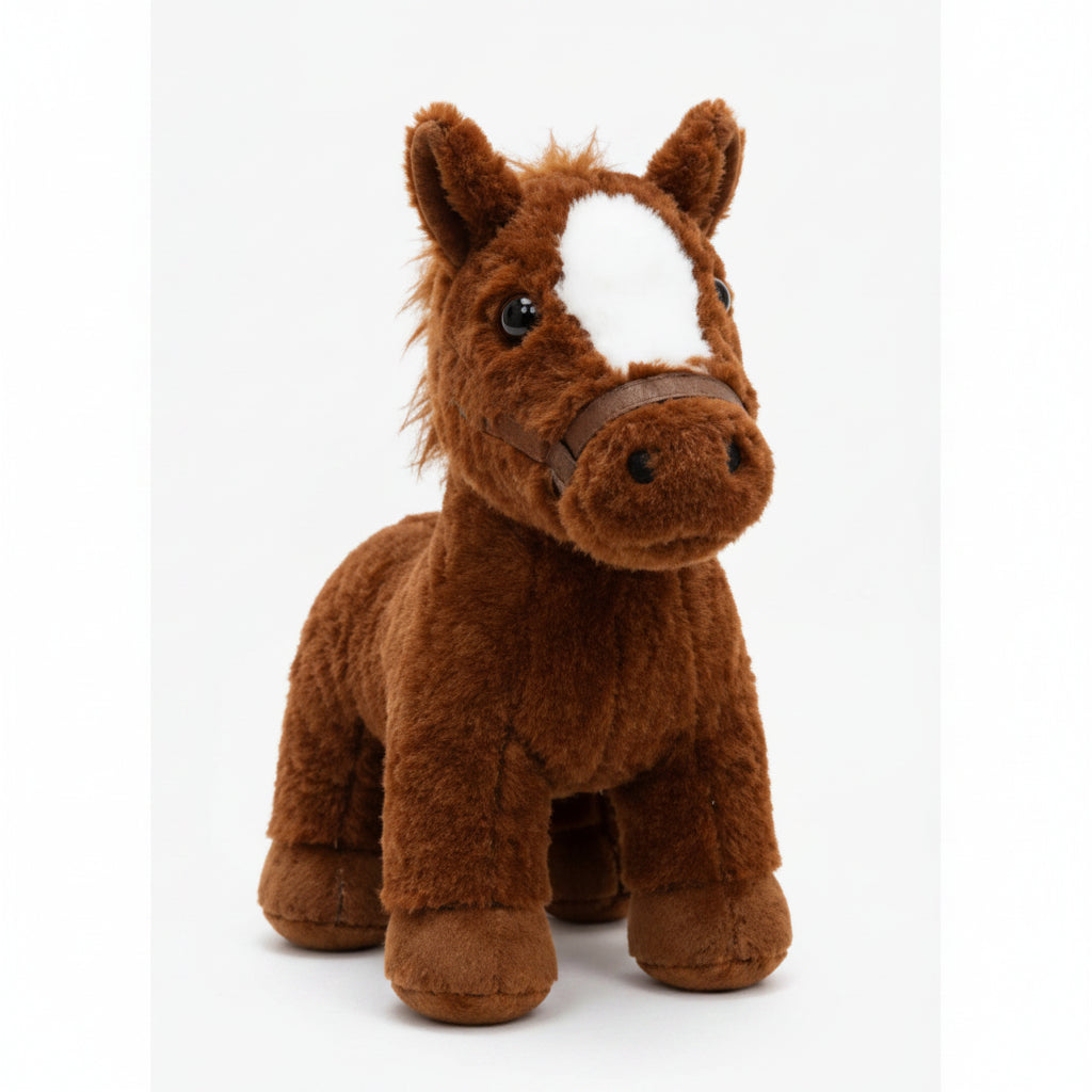 Horse Plush Toy – Soft Standing Horse Plushie