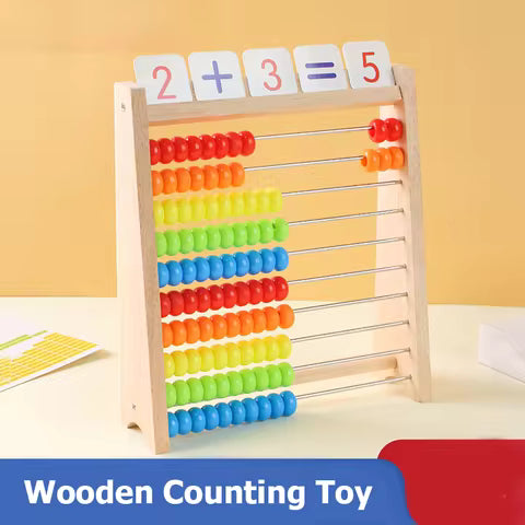 Wooden Educational Abacus – Count, Play, and Learn!