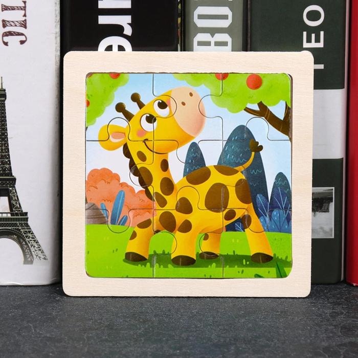Wooden Montessori Characters Jigsaw Puzzle Board (Assorted Designs)