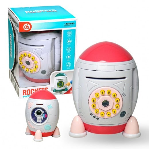 Space Rocket Piggy Bank