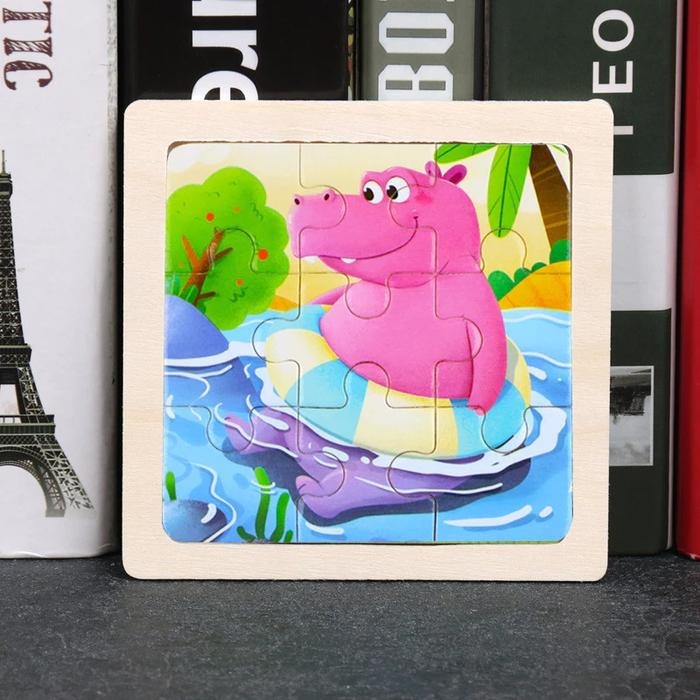 Wooden Montessori Characters Jigsaw Puzzle Board (Assorted Designs)