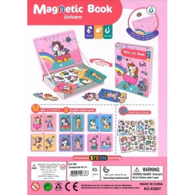 39pcs Unicorn Magnetic Book