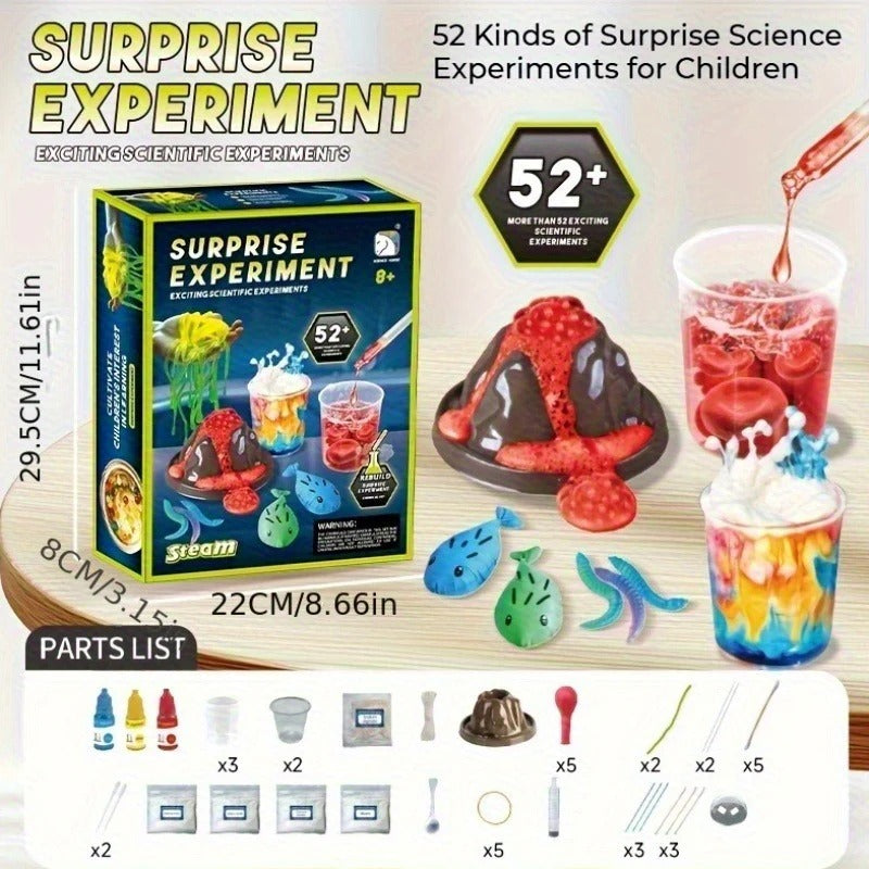 STEAM Surprise Scientific 52+ Experiment Kit – Explore, Create & Discover!