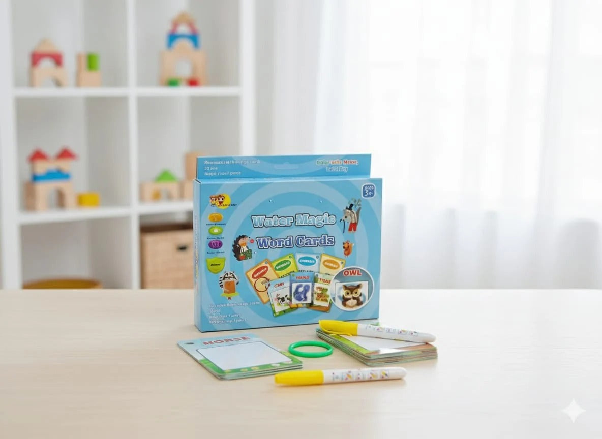 Water Doodle Learning Cards – 25 Reusable Cards