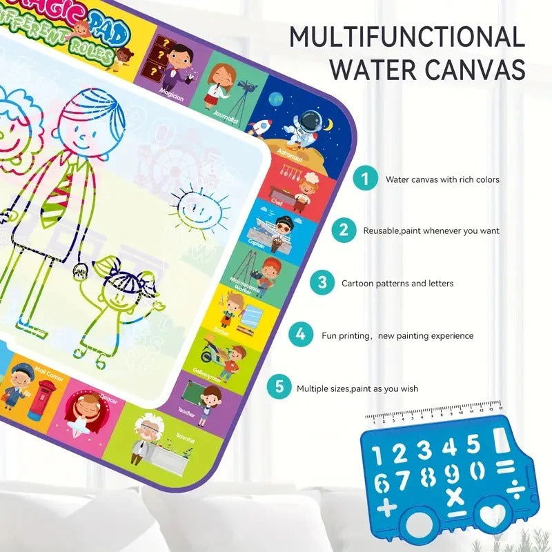 Large Size Magic Water Drawing Mat with accesories