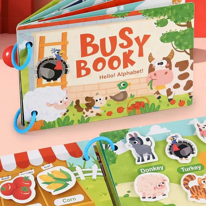 Activity Busy Book for Toddlers – Alphabet Learning Fun