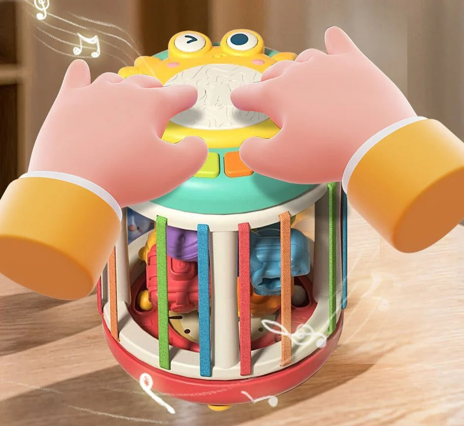 Hand Beat Drum Shape Stacking Activity Cylinder