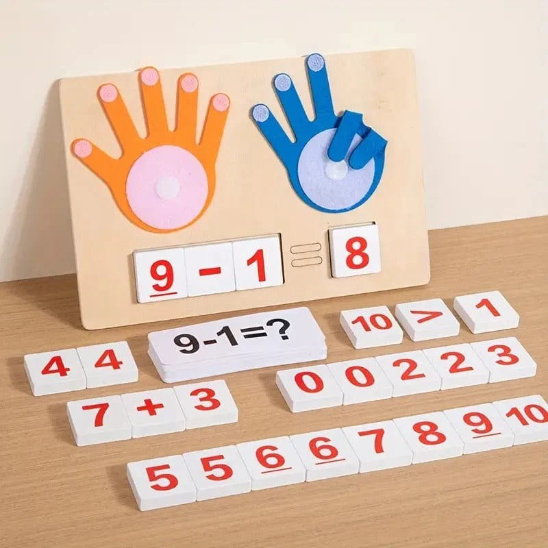Finger Arithmetic Operation Wooden Math Kit