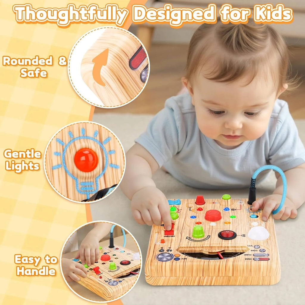 ⚡ STEM Educational LED Busy Board with Simulated Ammeter