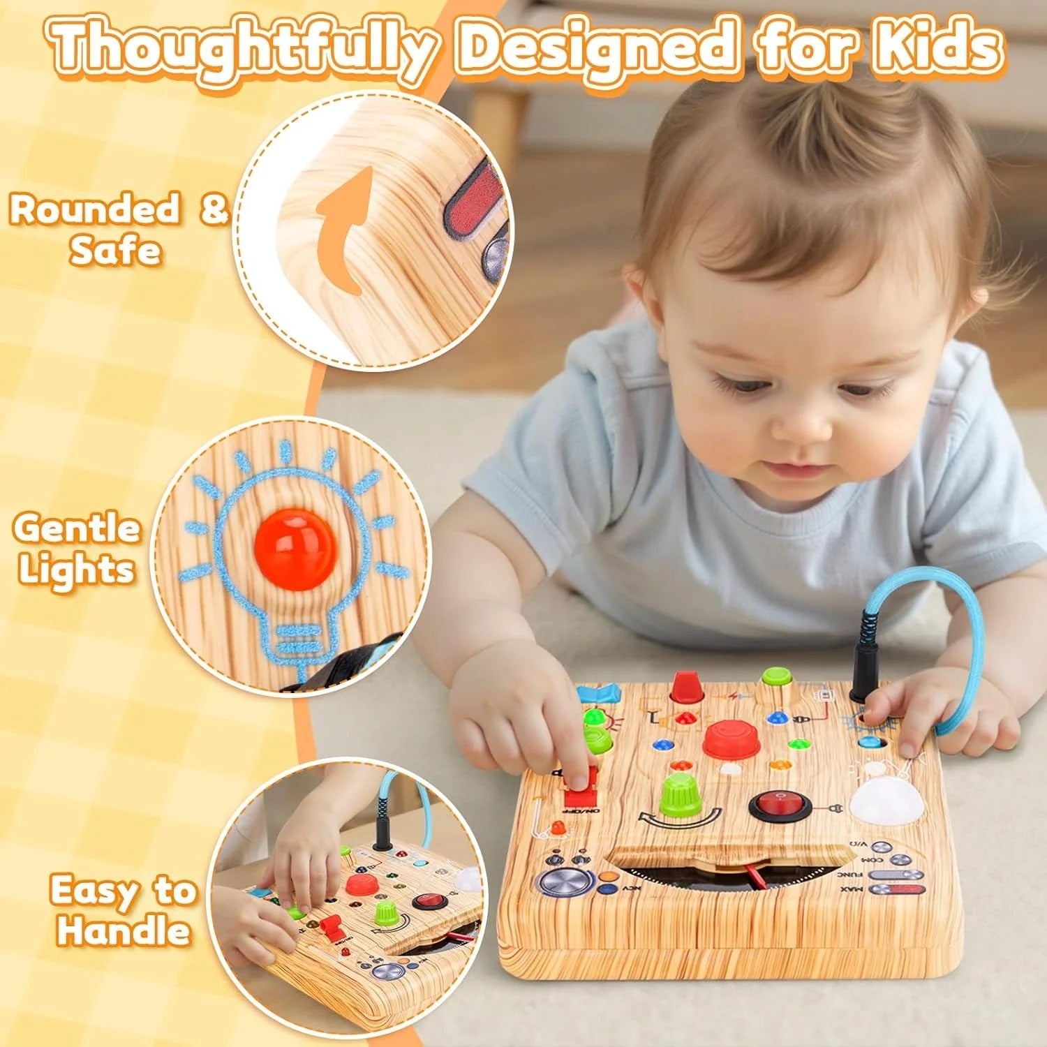 ⚡ STEM Educational LED Busy Board with Simulated Ammeter