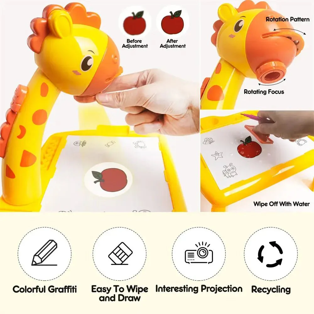 Giraffe Glow & Graffiti Study Table