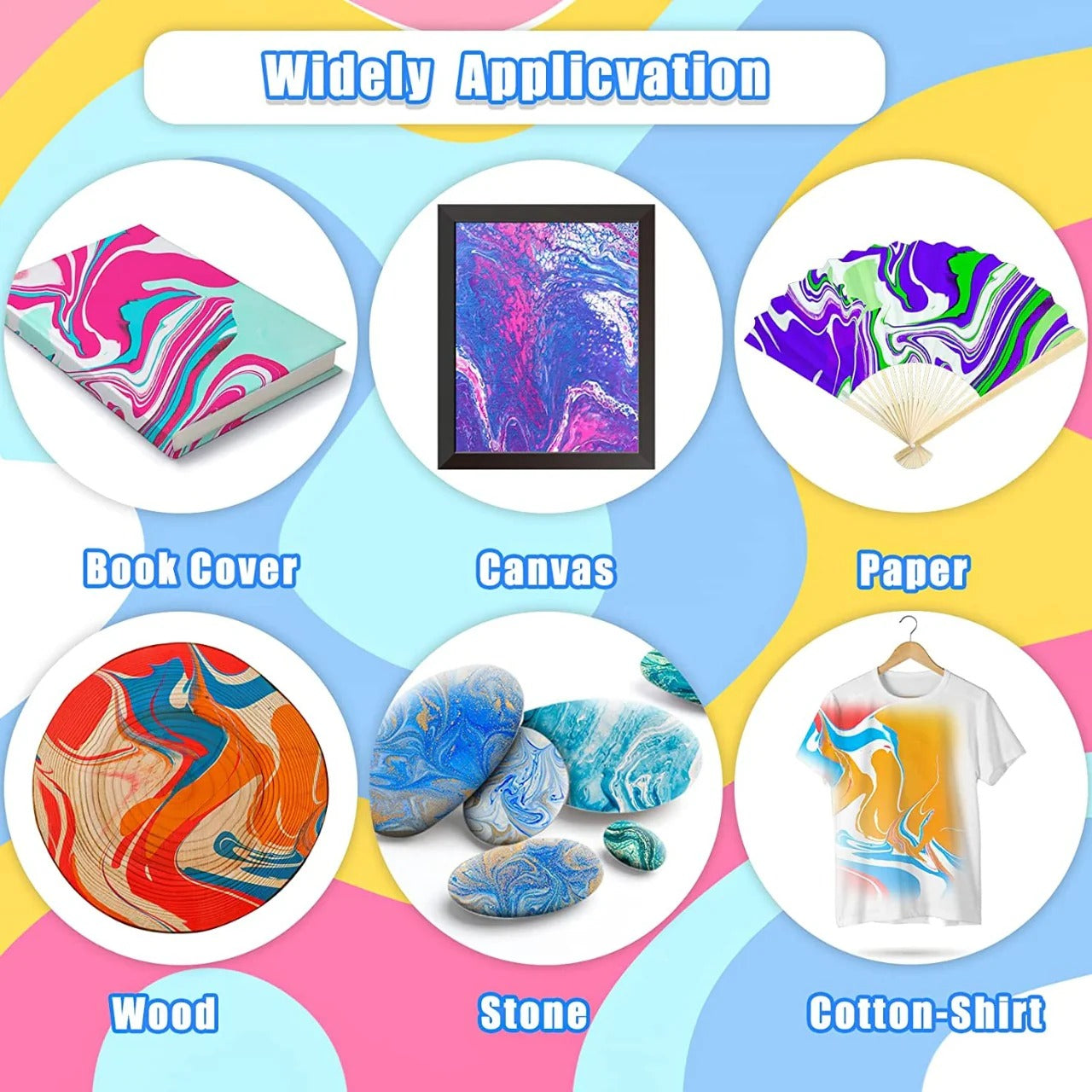 The Master of the Ebru Water Marble Painting - Big Size