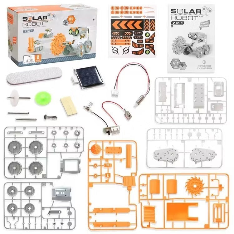 7-in-1 Solar Robot Science Experiment Kit