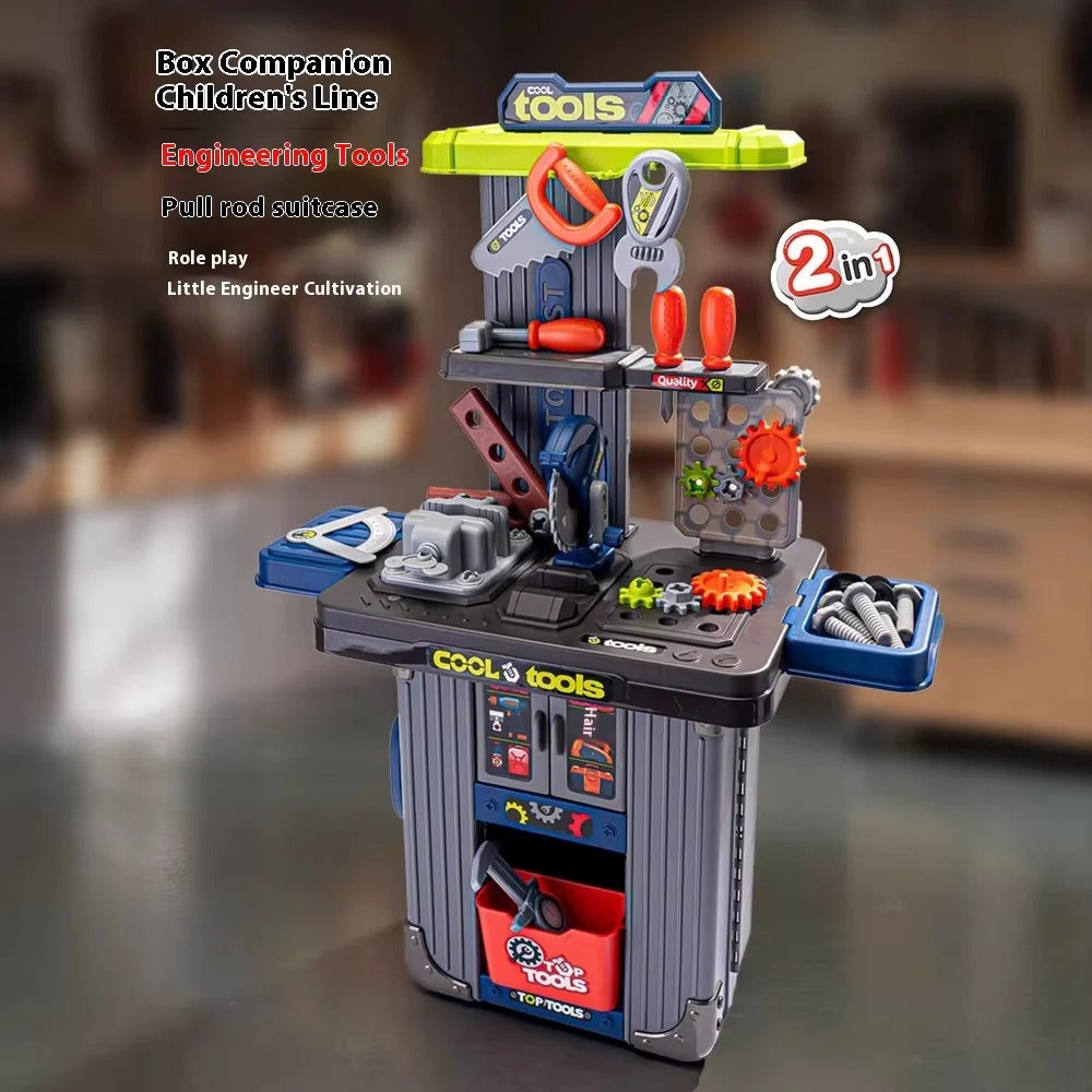 Construction Portable Workbench & Complete Tool Kit