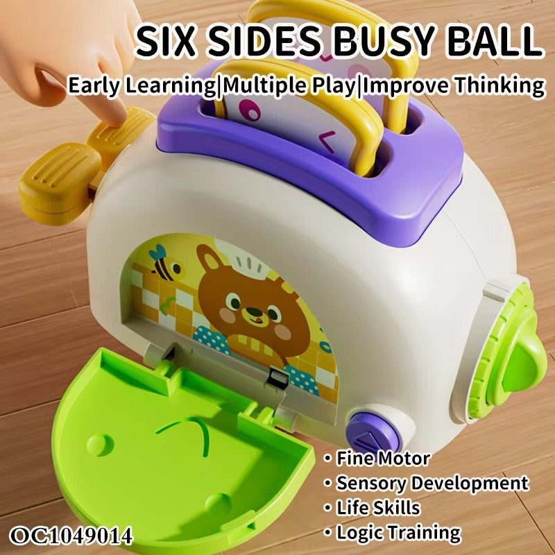 🍞 Six Sides Busy Cube – Bread Maker Learning Toy