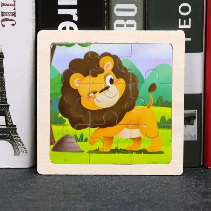 Wooden Montessori Characters Jigsaw Puzzle Board (Assorted Designs)