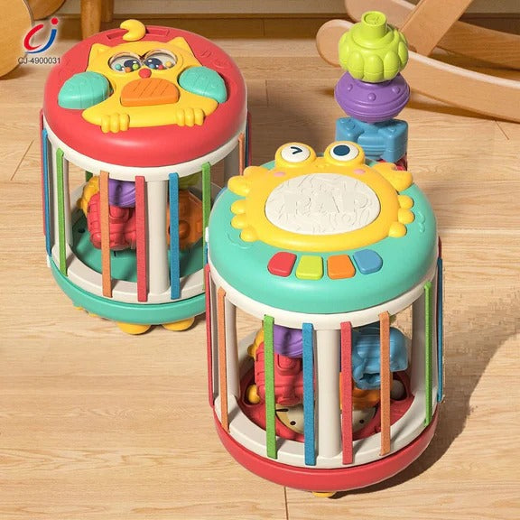 Hand Beat Drum Shape Stacking Activity Cylinder