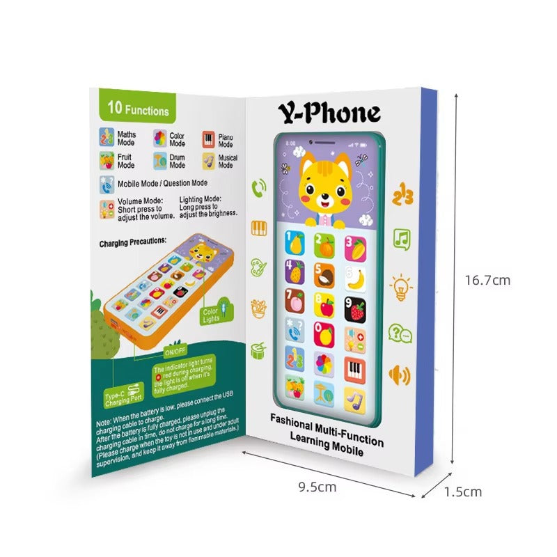 🎓 Rechargeable Educational Learning Y Phon for Kids