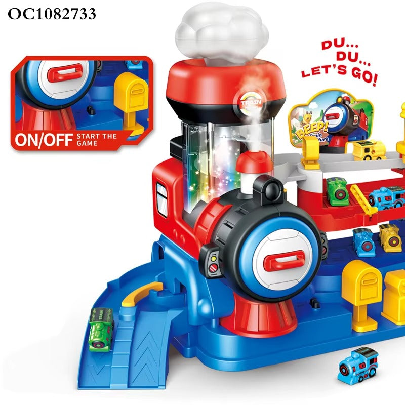 Electric Spray Train Adventure Track Set