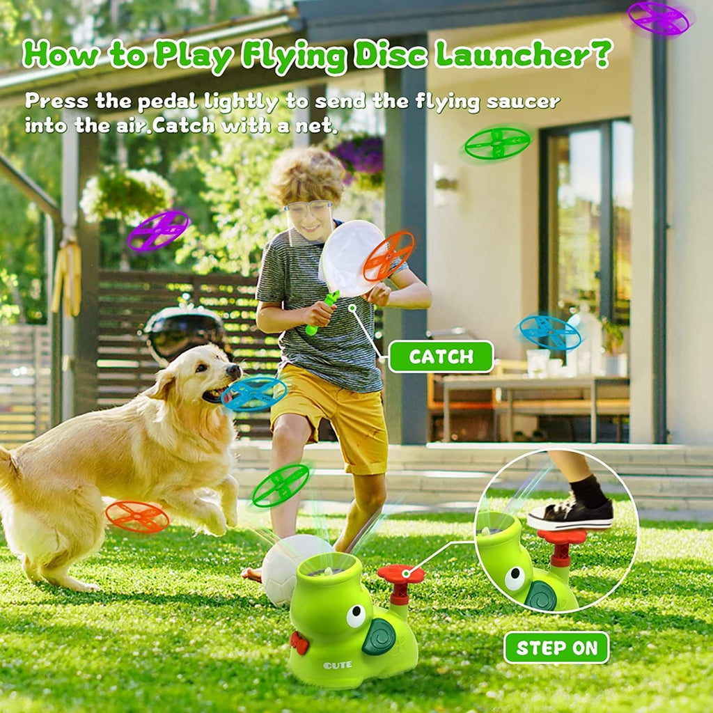 Whale Flying Disc Launcher Toy