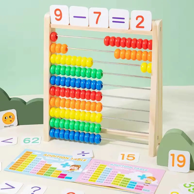 Wooden Educational Abacus – Count, Play, and Learn!