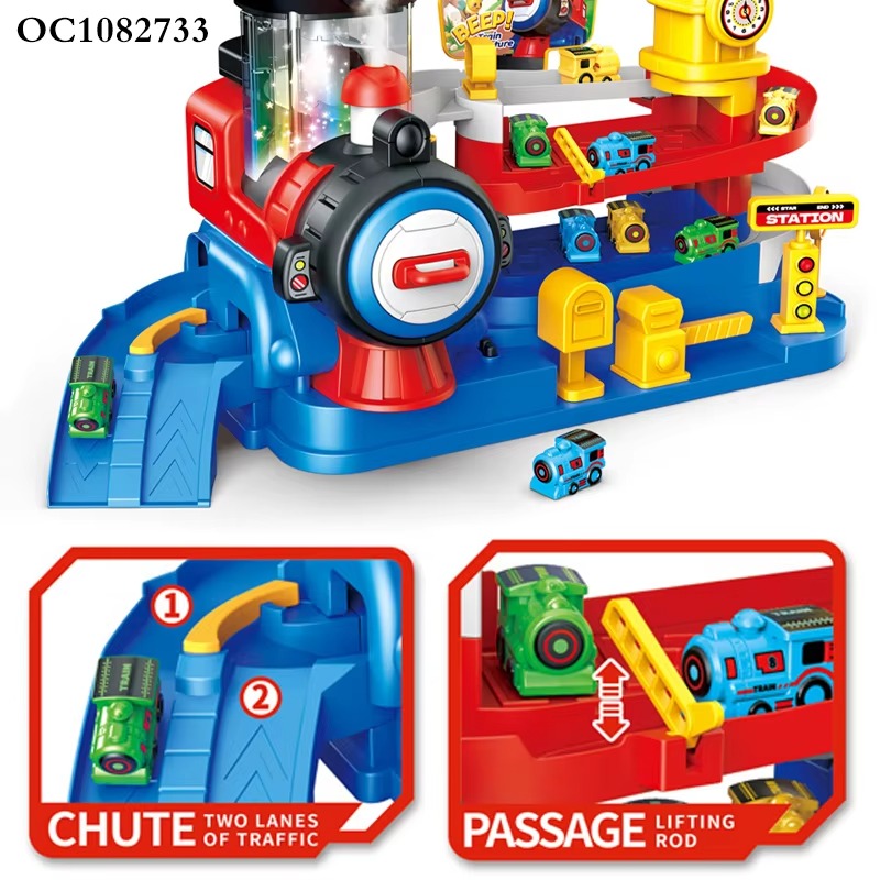 Electric Spray Train Adventure Track Set