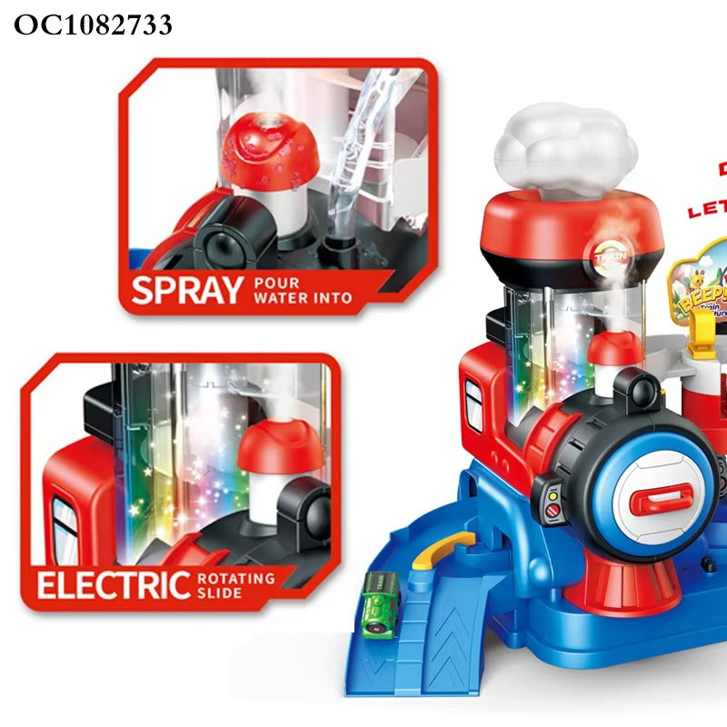 Electric Spray Train Adventure Track Set