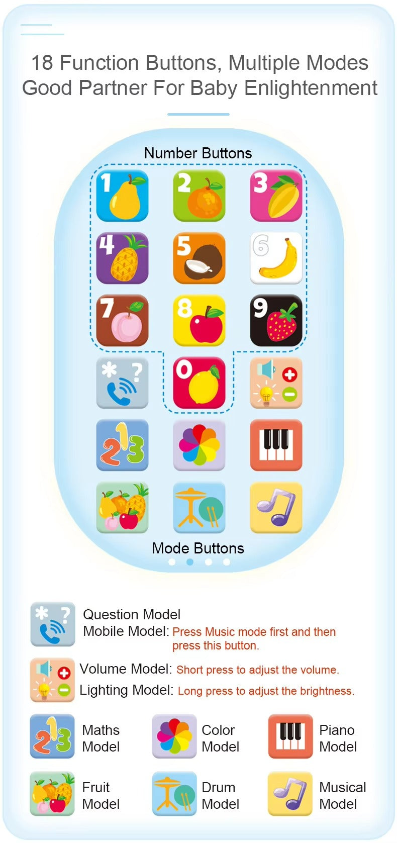 🎓 Rechargeable Educational Learning Y Phon for Kids