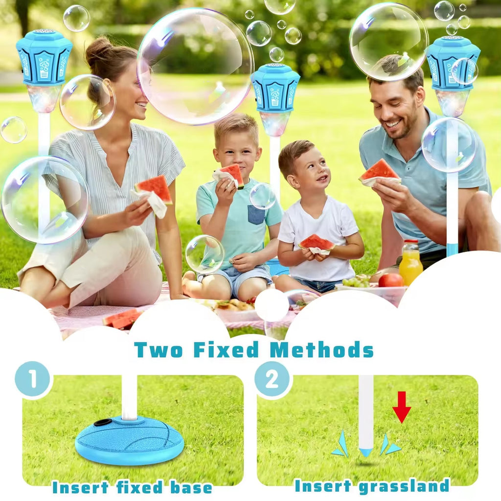 Bubble Torch Fun Garden Lamp Toy with LED Lights