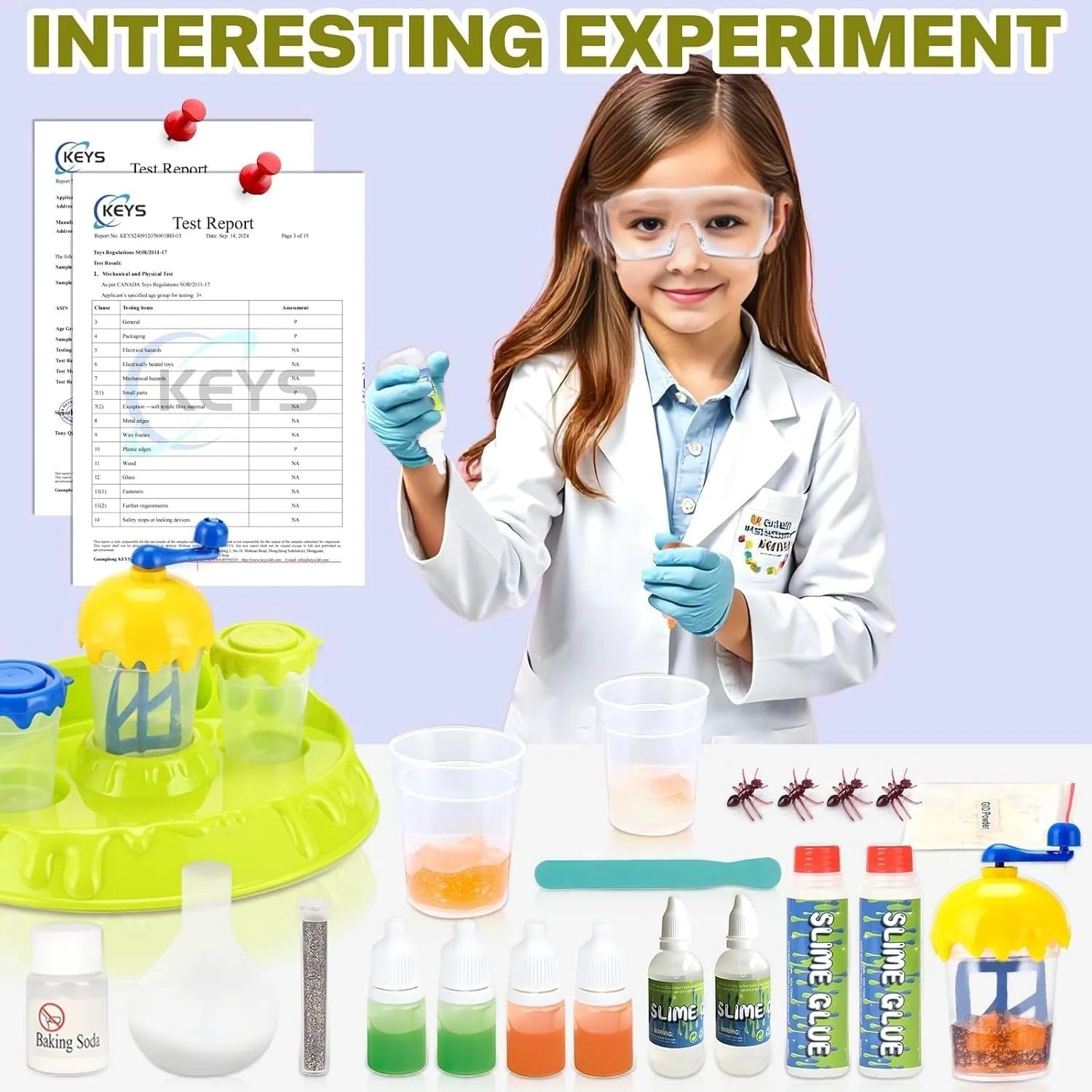 DIY Glowing Slime Factory Play Kit