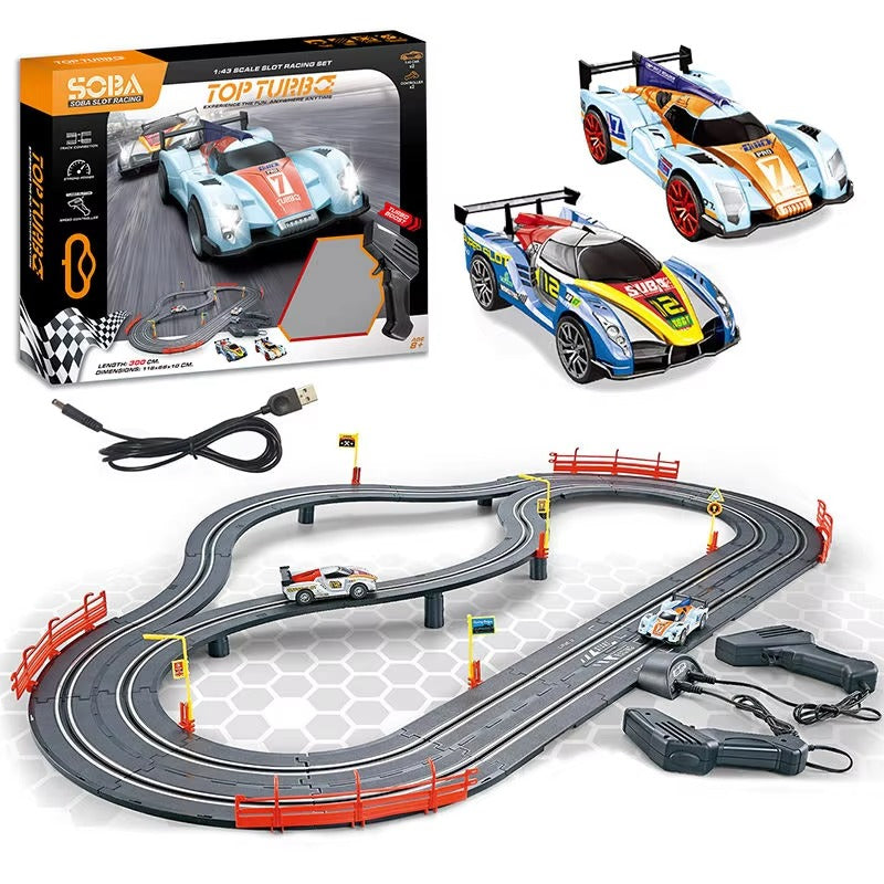 DIY Top Turbo Car Racing Track Set