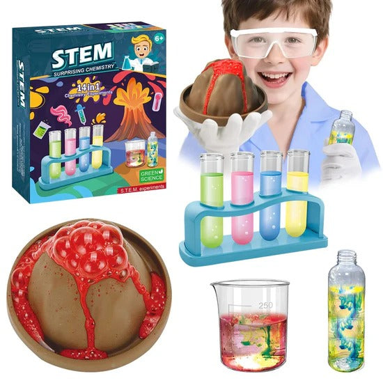 STEM Chemistry Experiment Kit – 14-in-1 Science Lab Set